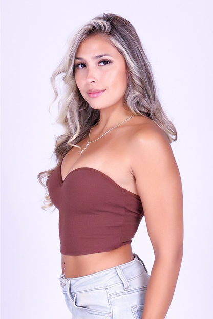 BE HERE NOW CROP TUBE TOP