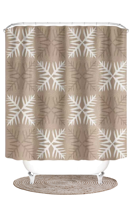 LAUAE QUILT SHOWER CURTAIN