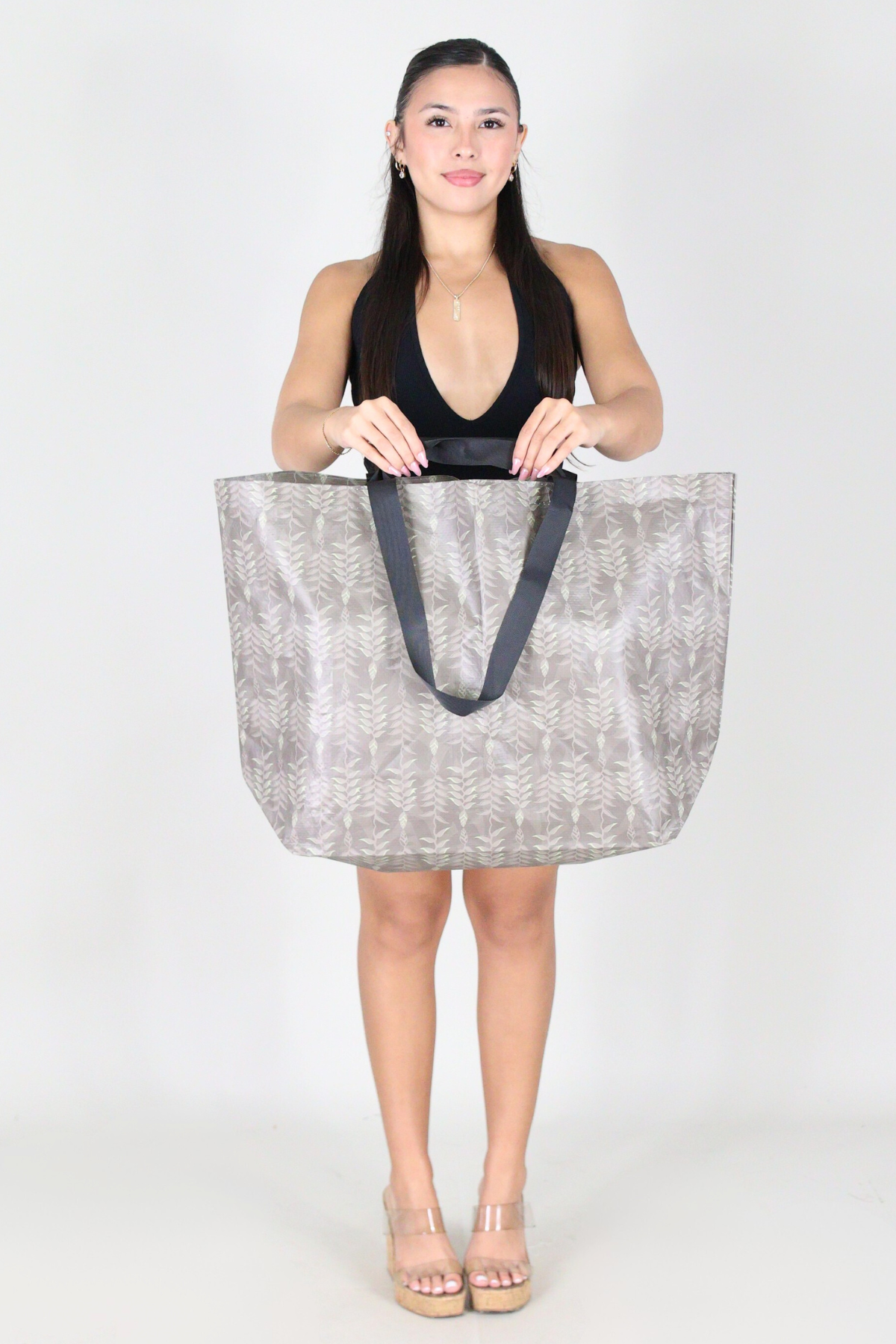 MEDIUM HELICONIA CRINKLE BAG