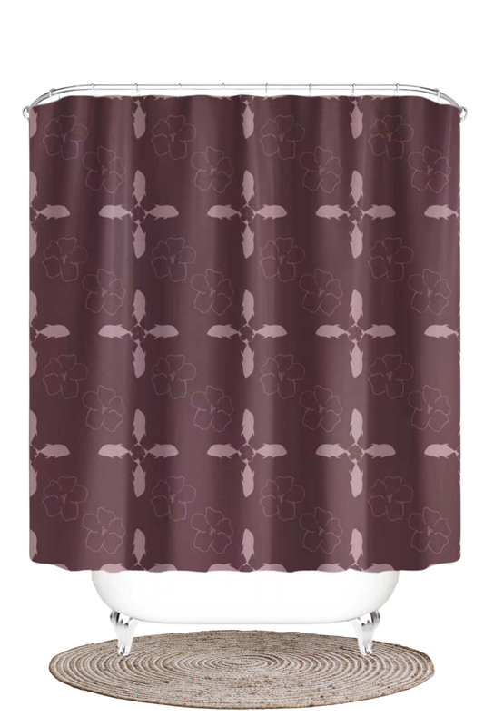 ULUA QUILT SHOWER CURTAIN