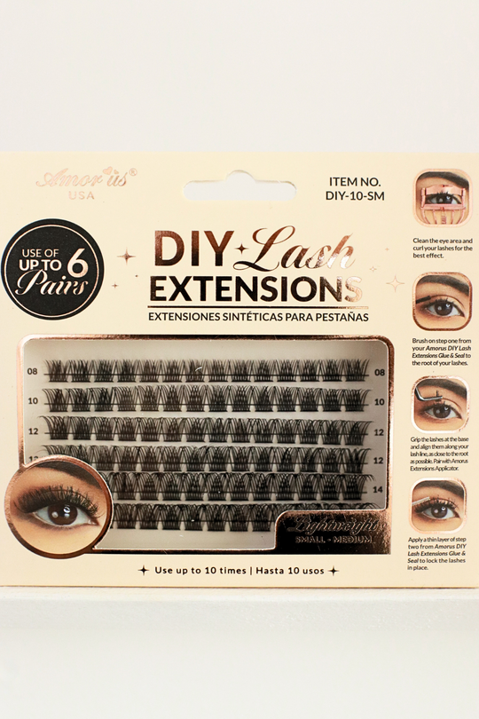 DIY LASH EXTENSION CLUSTERS #10 SM