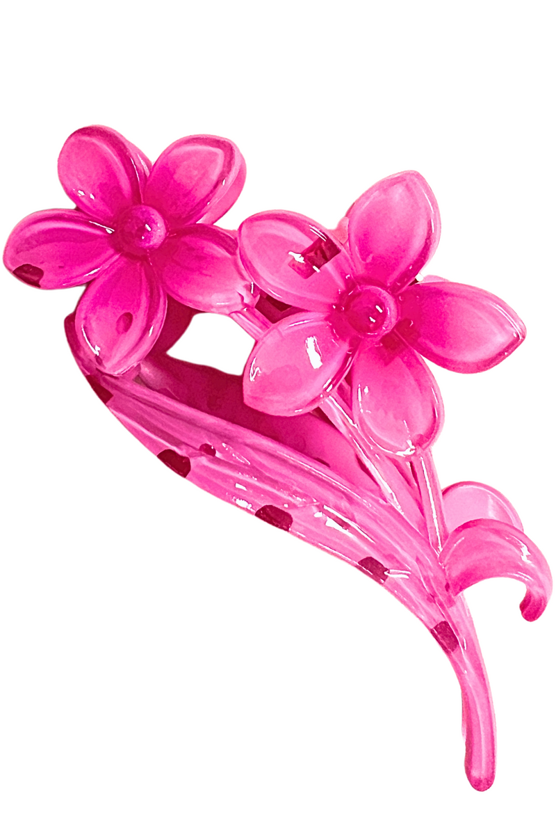 Jeans Warehouse Hawaii - BASIC HOOPS - FLOWER CLAW CLIP | By AMERICAN (GGC) ACCESSORY