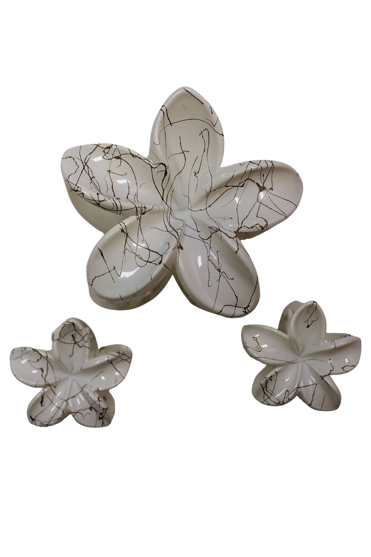 PLUMERIA FLOWER CLAW SET