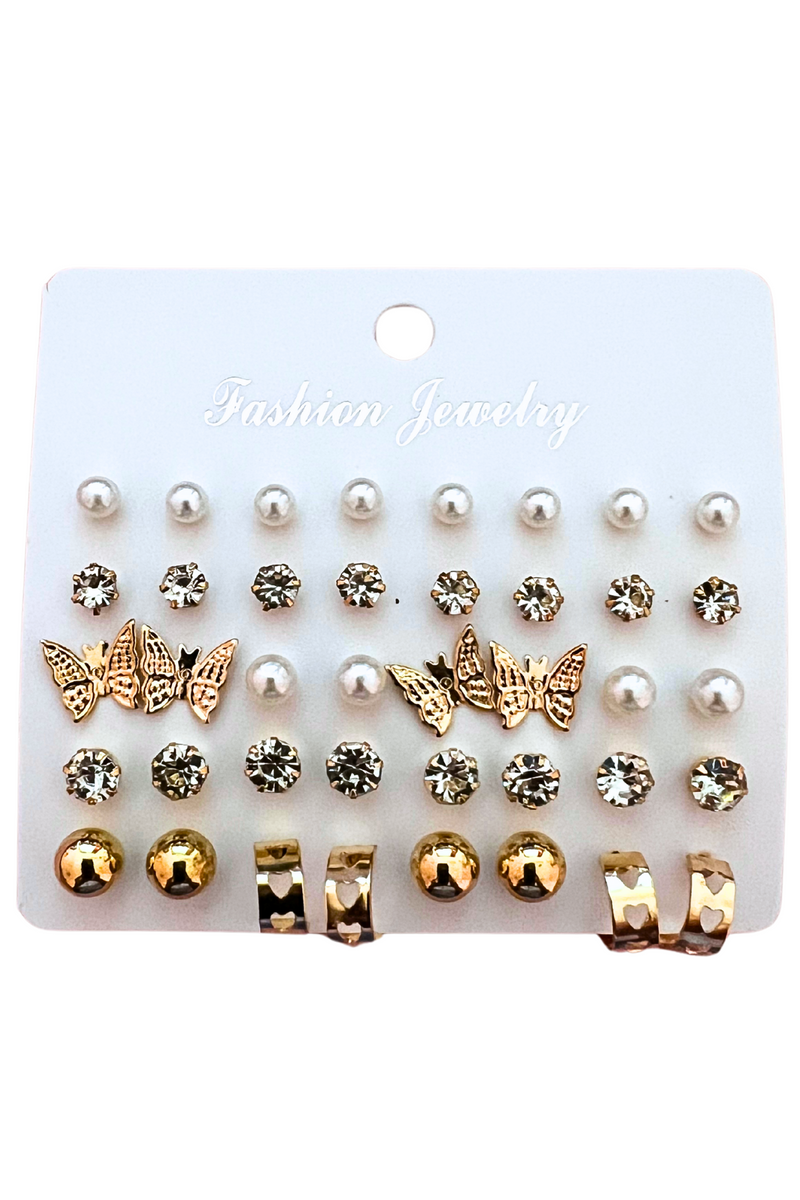 Jeans Warehouse Hawaii - MULTI ON CARD - SET FREE EARRINGS | By GOLDEN TOUCH IMPORT (CA)