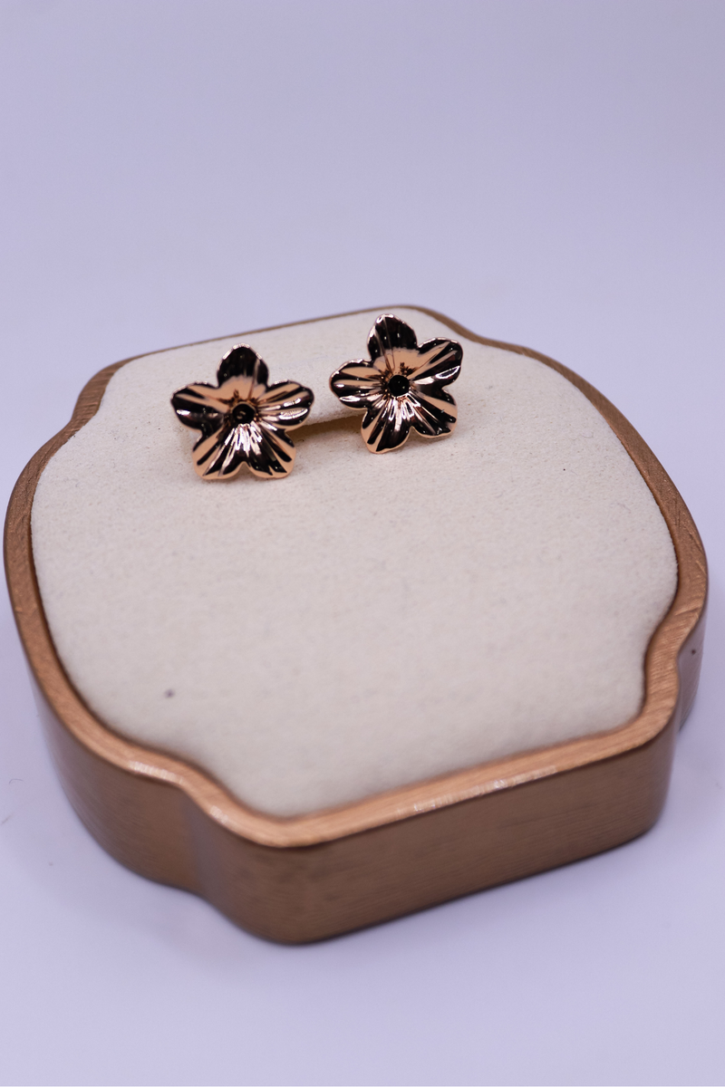 ALOHA HIBISCUS STUD EARRINGS