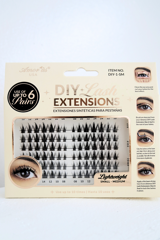 DIY LASH EXTENSION CLUSTERS #1 SM