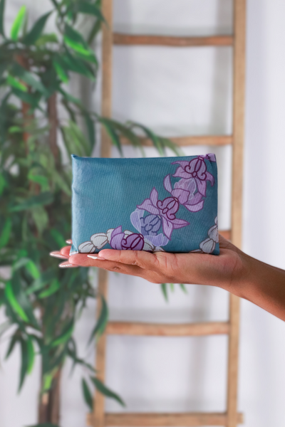 Jeans Warehouse Hawaii - TOTES - CROWN FLOWER FOLDABLE BAG | By GREENWELL PROMOTIONS LTD