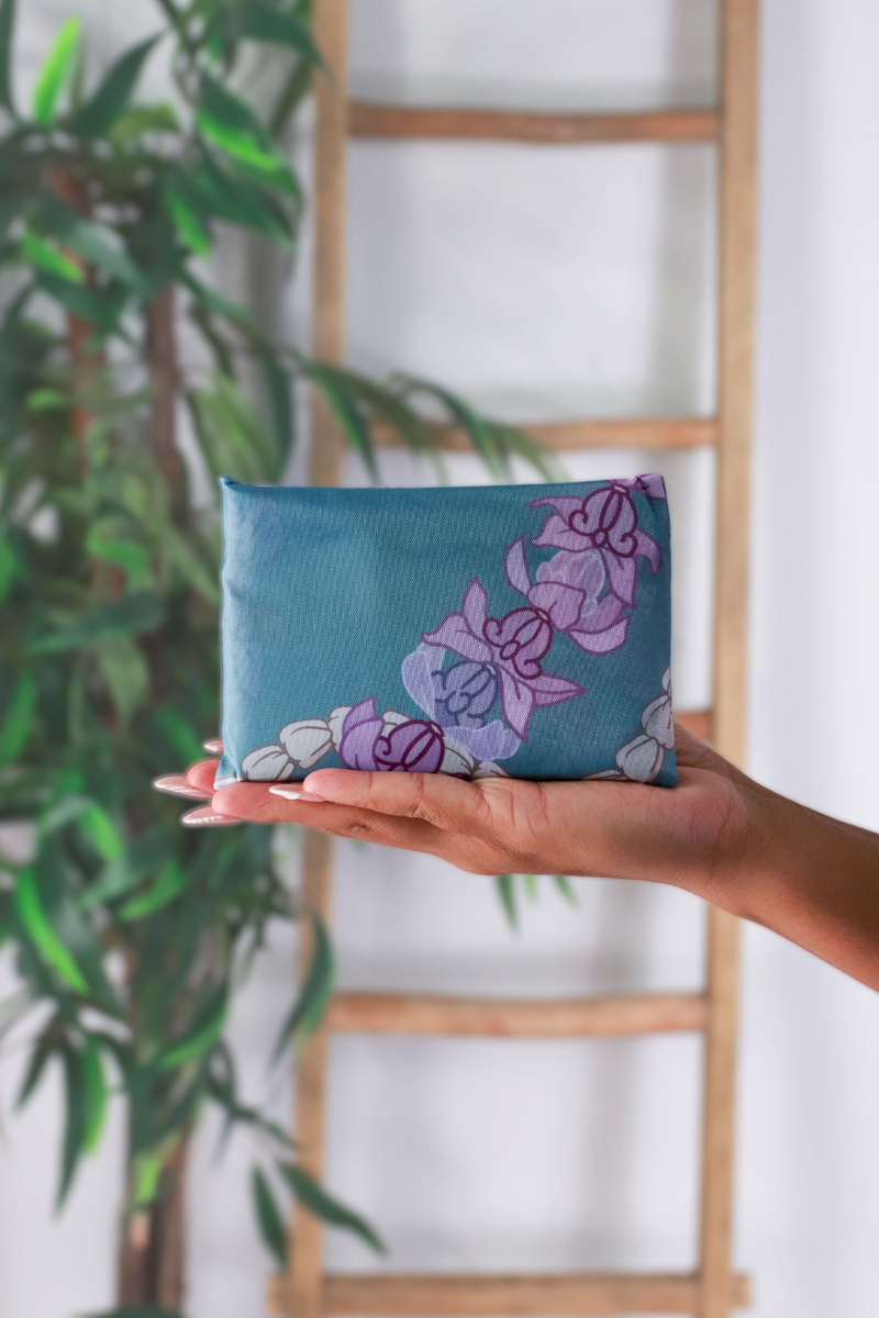 Jeans Warehouse Hawaii - TOTES - CROWN FLOWER FOLDABLE BAG | By GREENWELL PROMOTIONS LTD