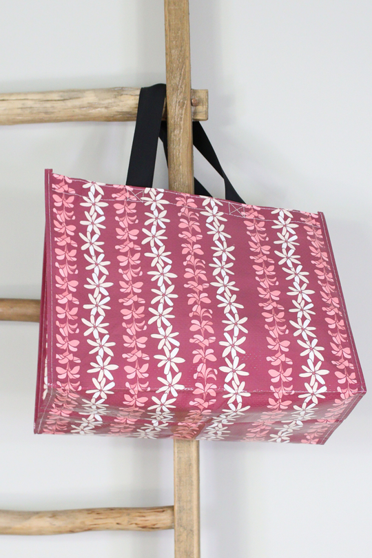 SMALL PLUMERIA TIARE CRINKLE BAG