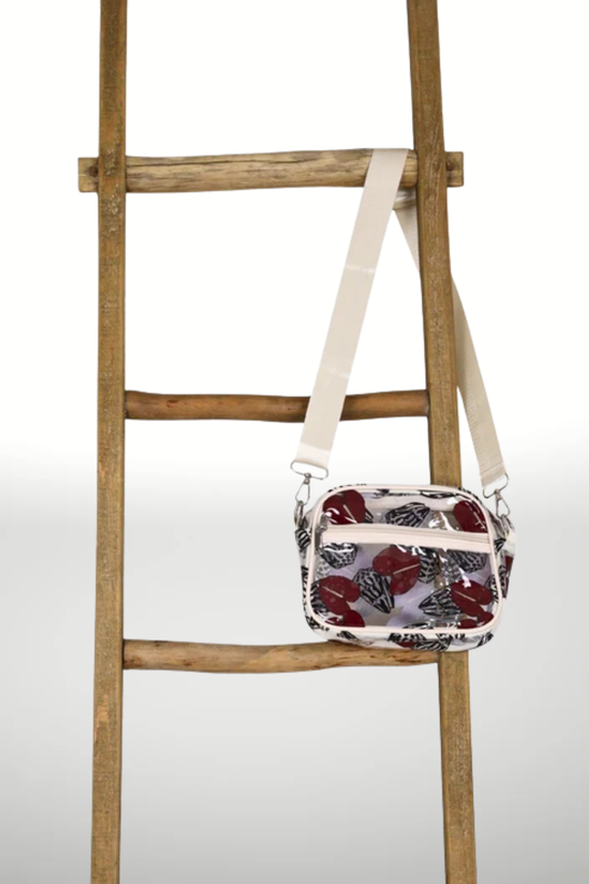 CAMI CROSSBODY - ANTHURIUM SHELL