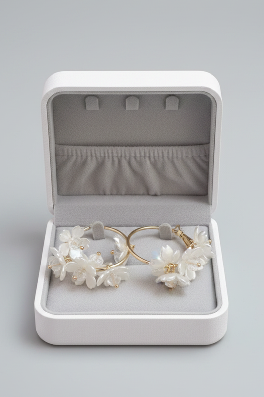 COASTAL SHINE HOOP EARRINGS