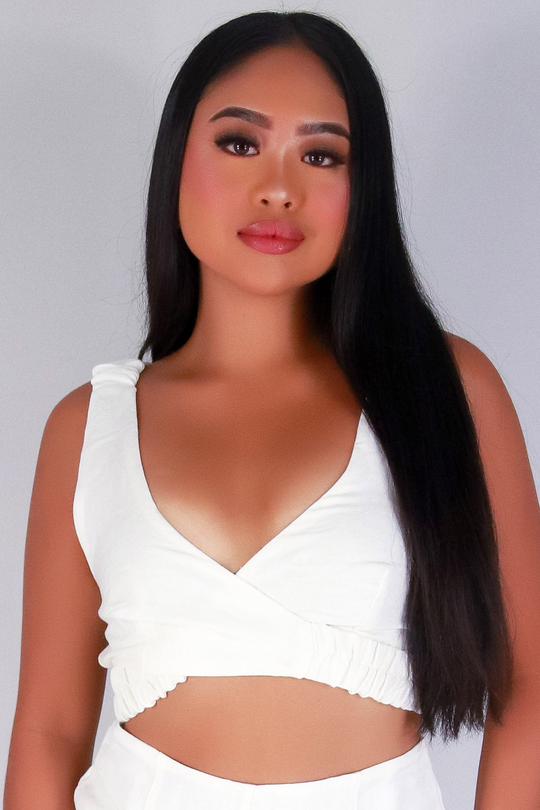 TWIST & TELL CROP TOP