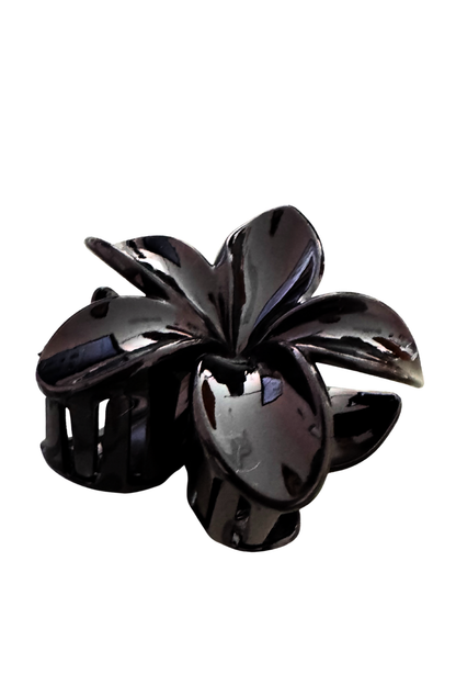 NOIR PLUMERIA CLAW CLIP