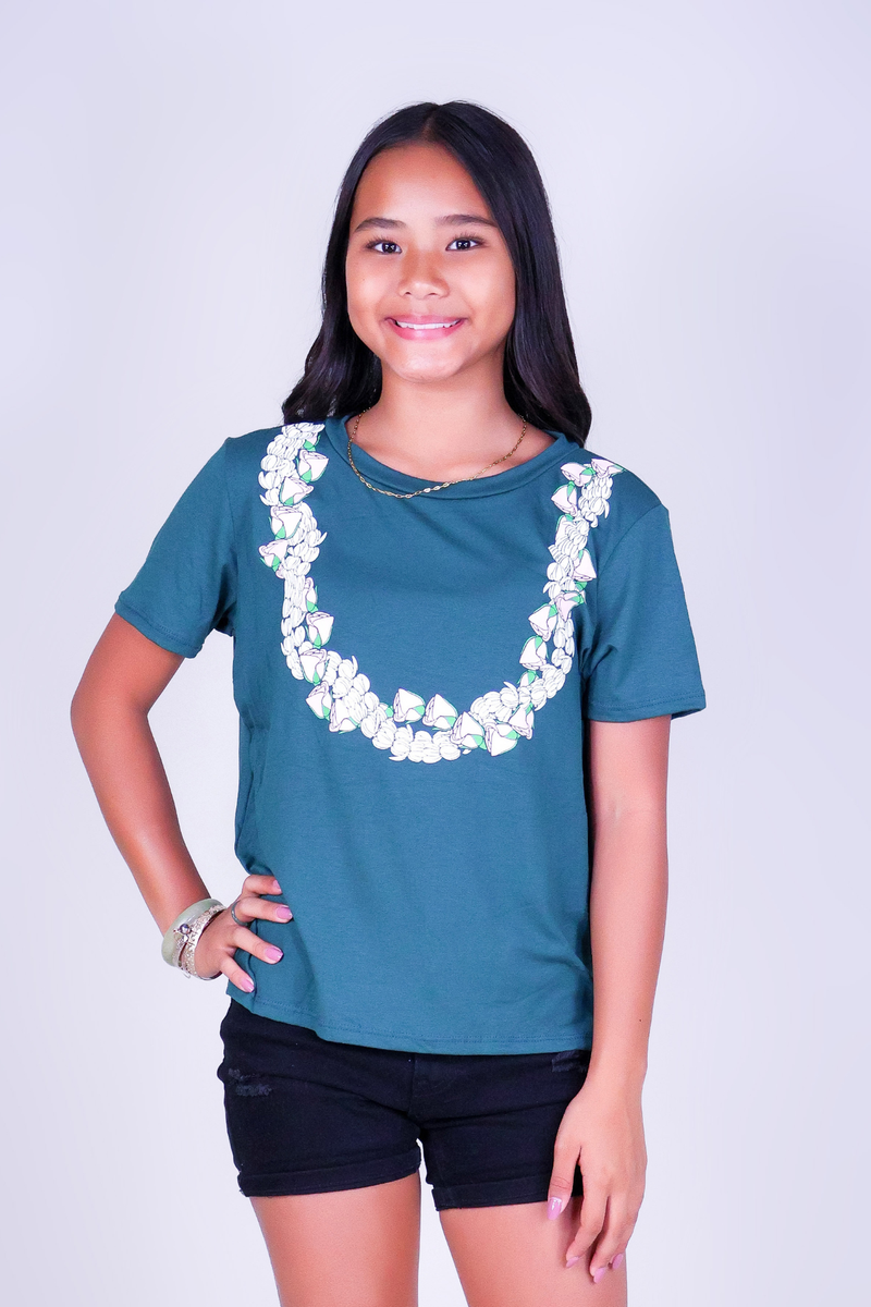 2 PIKAKE LOKELANI LEI TEE | KIDS SIZE 2-16