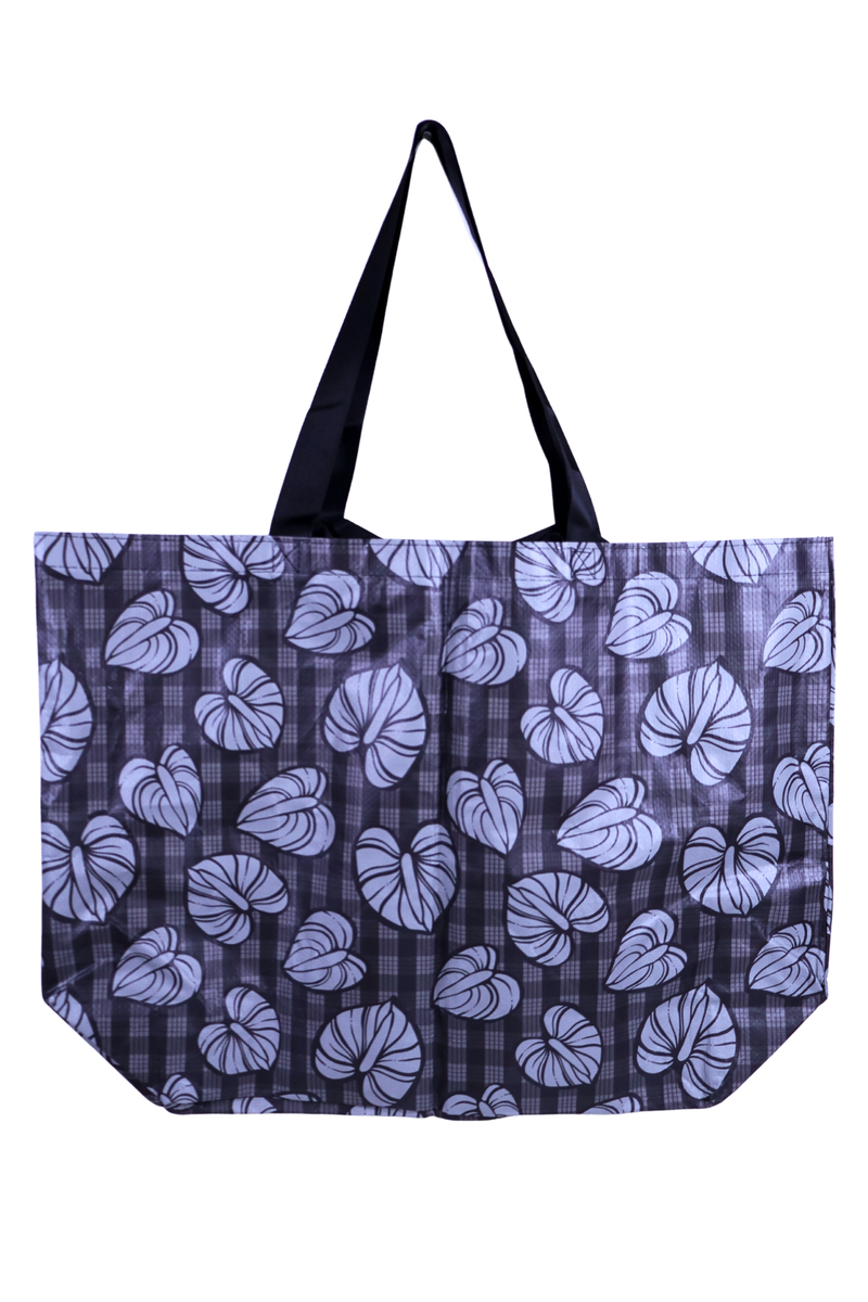MEDIUM ANTHURIUM PIKAKE CRINKLE BAG