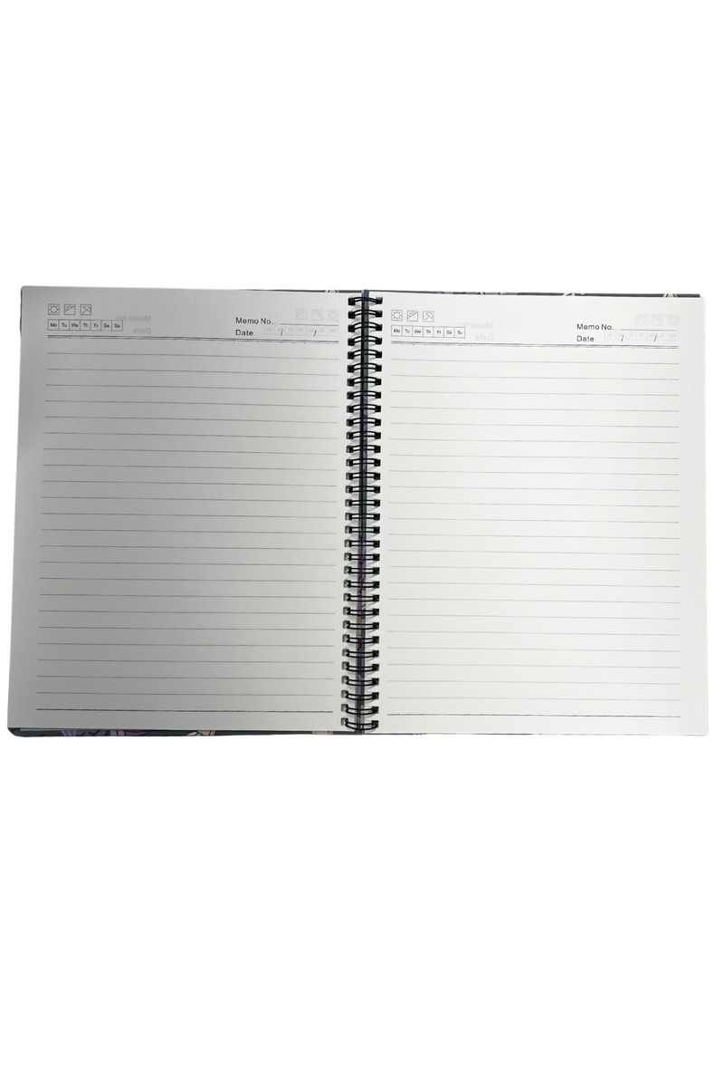 Jeans Warehouse Hawaii - STATIONERY - CROWN FLOWER NOTEBOOK | By GREENWELL PROMOTIONS LTD