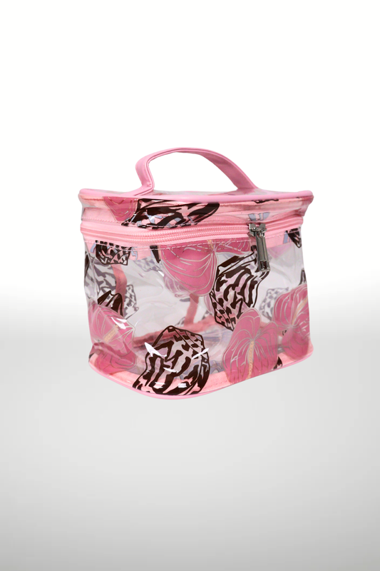 ANTHURIUM SHELL MAKEUP BAG