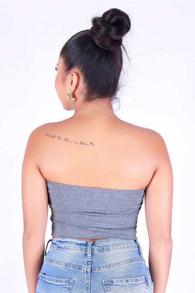 UNTIL FOREVER CROP TUBE TOP
