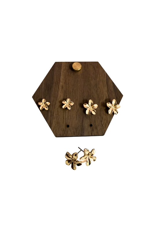 GOLDEN BLOOM STUD SET
