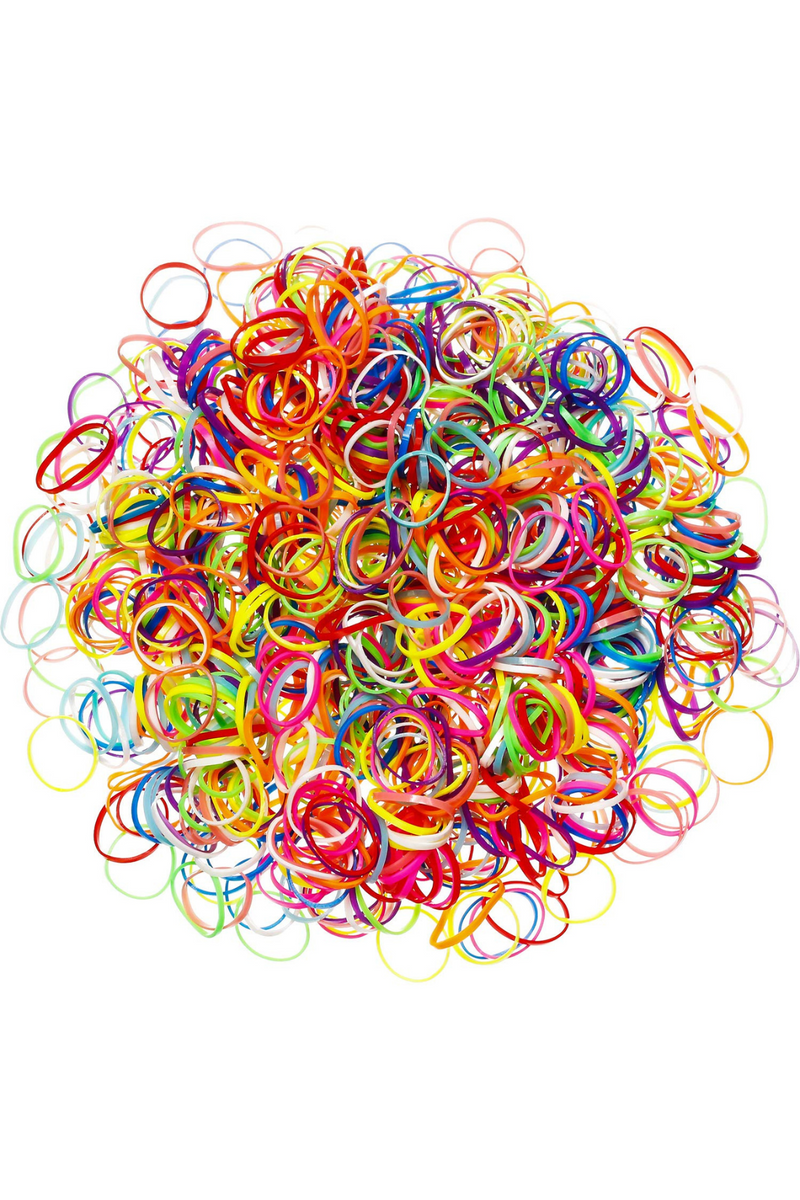 Jeans Warehouse Hawaii - PONYTAIL HOLDERS - 500 PIECE NEON ELASTIC TIES | By AMERICAN (GGC) ACCESSORY
