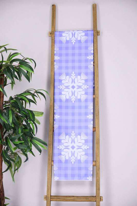 GINGHAM OHIA BEACH TOWEL