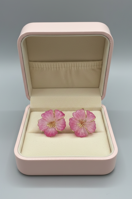 FLOWER DANGLE EARRINGS