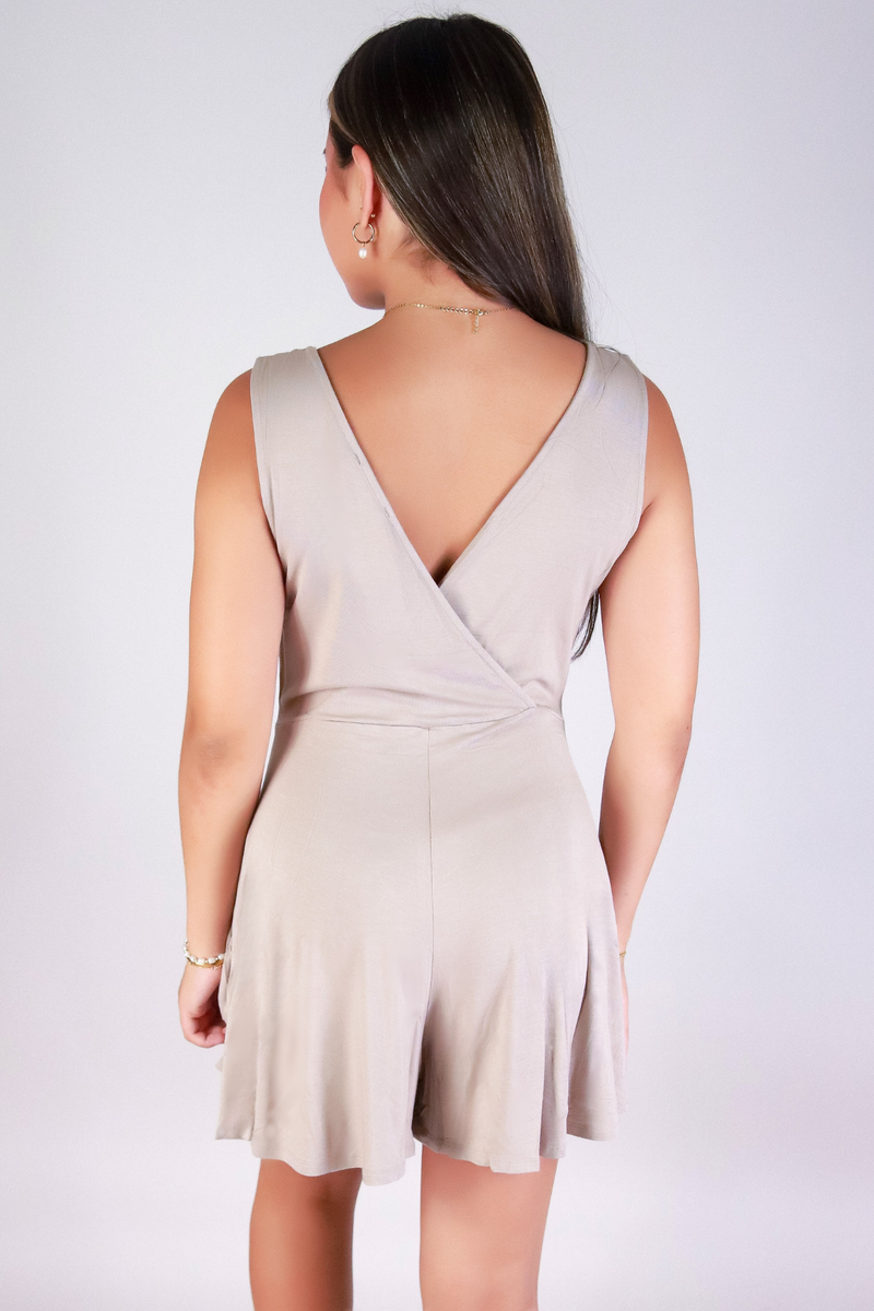 Jeans Warehouse Hawaii - SOLID CASUAL ROMPERS - SWEET SIDE ROMPER | By ZENANA (KC EXCLUSIVE,INC