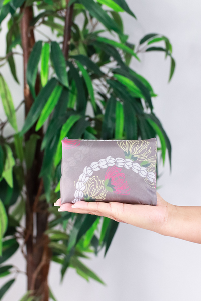 Jeans Warehouse Hawaii - TOTES - OHIA LEHUA FOLDABLE BAG | By GREENWELL PROMOTIONS LTD