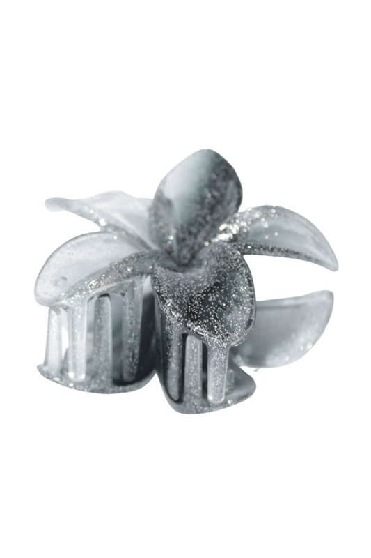 GLITTER PLUMERIA CLAW CLIP