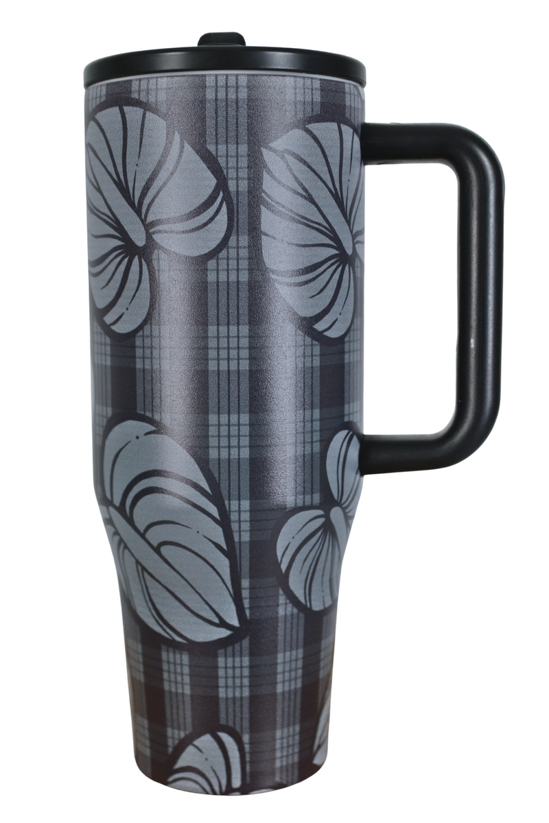 Jeans Warehouse Hawaii - MISC ACCESSORY - ANTHURIUM PALAKA TUMBLER | By GREENWELL PROMOTIONS LTD