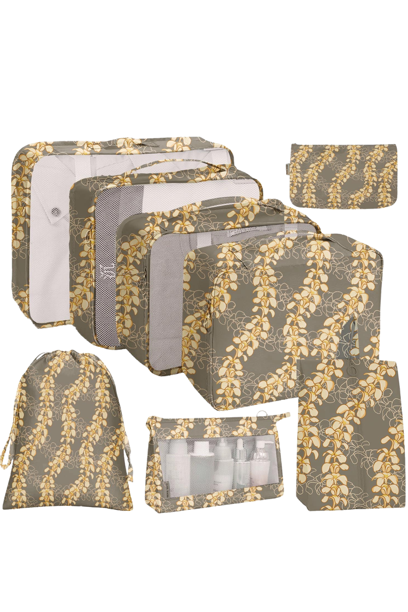 PLUMERIA TRAVEL PACKING CUBES