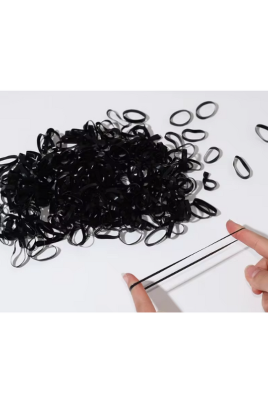 500 PCS ELASTIC HAIR TIES
