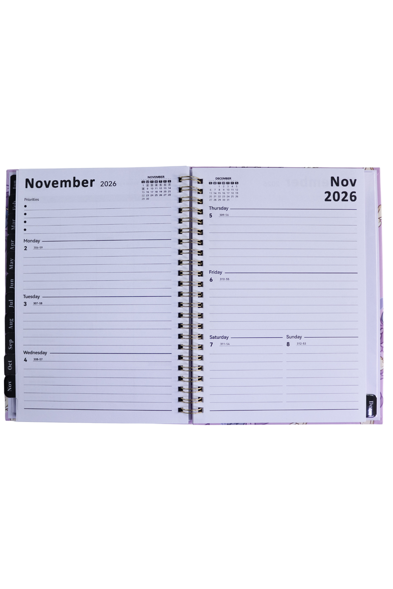 CROWN FLOWER SPIRAL PLANNER