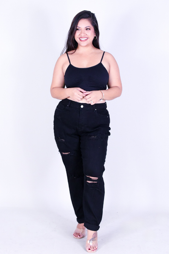 WEEKEND RISE MOM JEANS