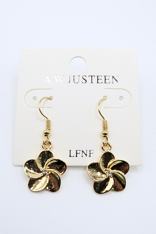 PLUMERIA DANGLE EARRINGS