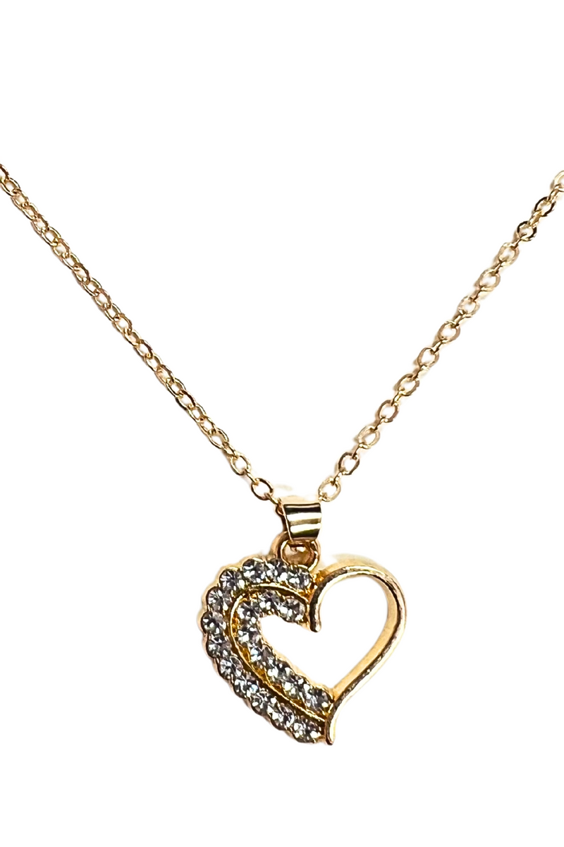 Jeans Warehouse Hawaii - NECKLACE SHORT PENDANT - WITH ALL MY HEART NECKLACE | By RJ IMPORTS