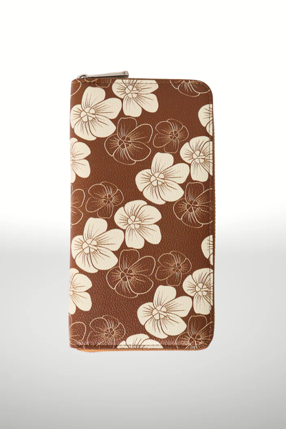 HAU FLOWER ZIP WALLET