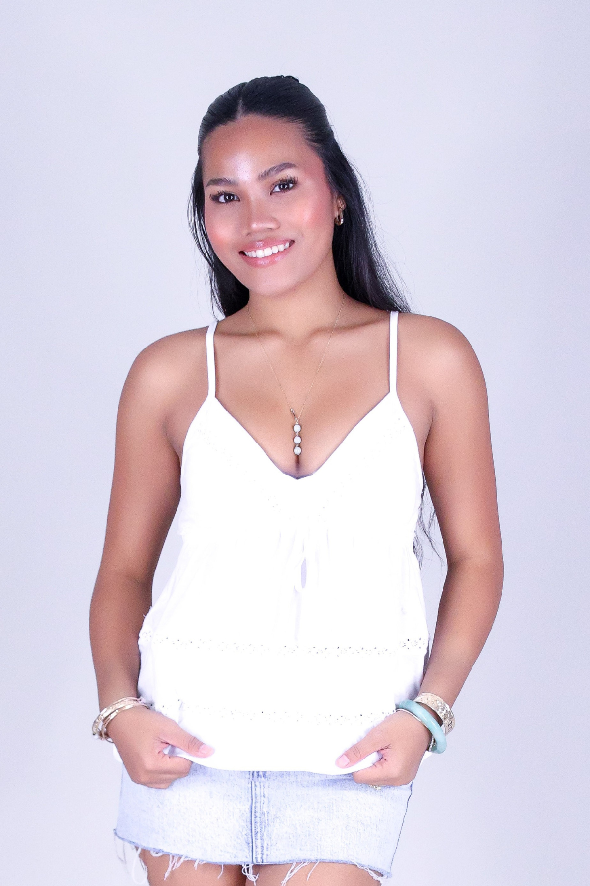 MOONLACE BABYDOLL TOP