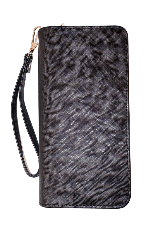 DOUBLE ZIP WALLET/WRISTLET