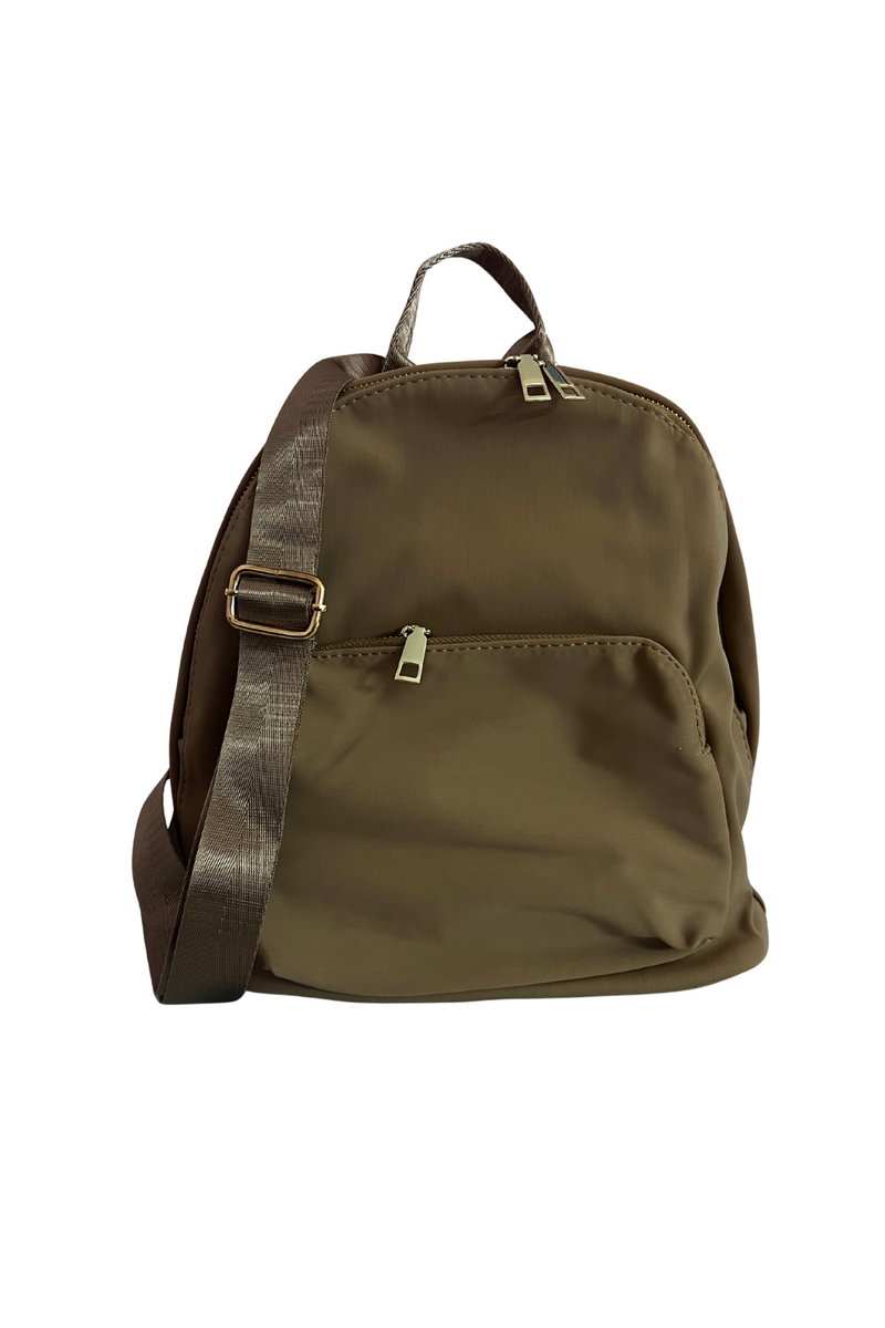 Jeans Warehouse Hawaii - BACKPACKS - GLAM LOAD TAN BACKPACK | By DUELLE FASHION INC