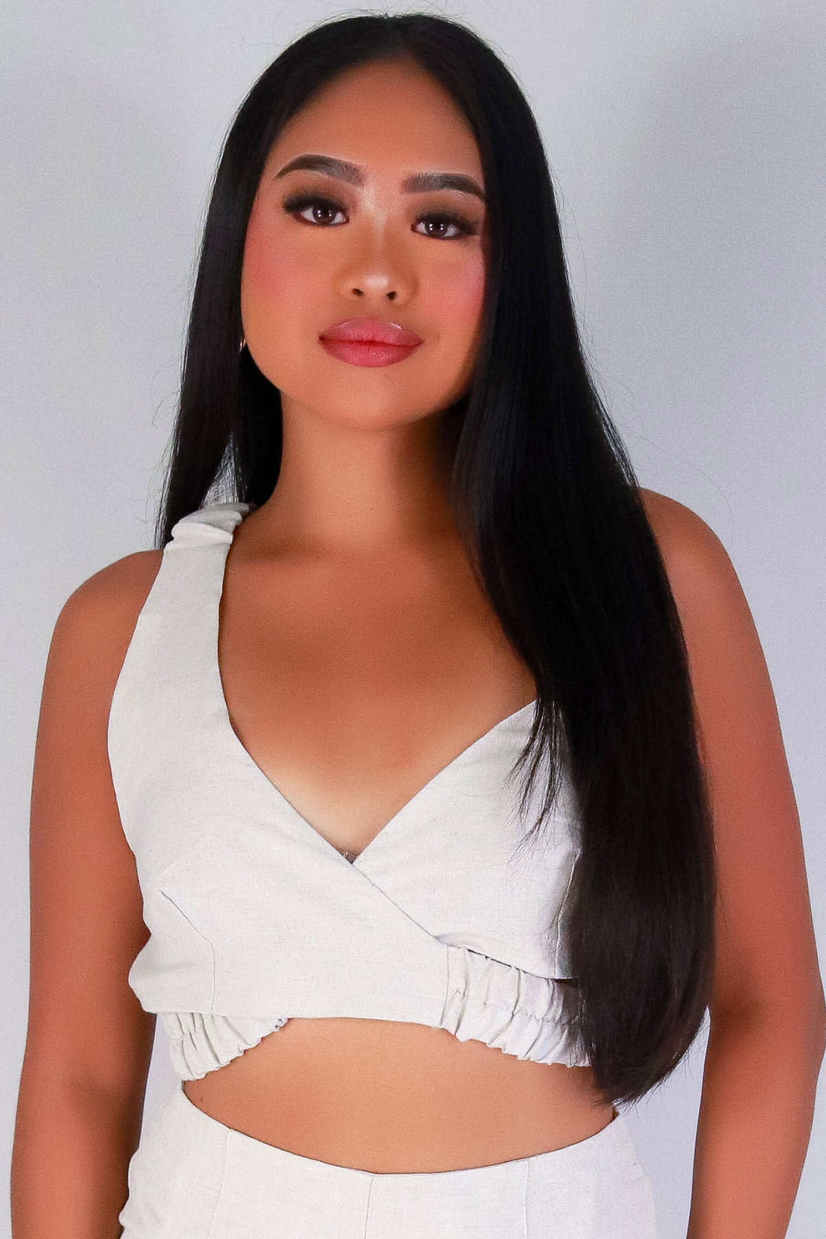 Jeans Warehouse Hawaii - MATCHING SEPARATES - TWIST & TELL CROP TOP | By PAPERMOON/ B_ENVIED