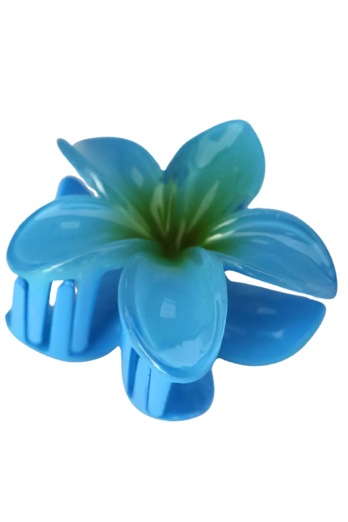 BLUE TIDE PLUMERIA CLAW CLIP