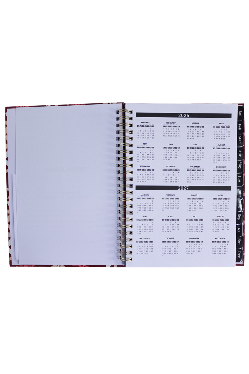 PLUMERIA TIARE SPIRAL PLANNER