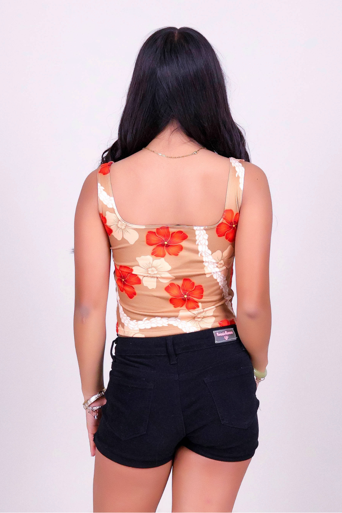 HAU PIKAKE SQUARE NECK TOP | KIDS SIZE 2-16