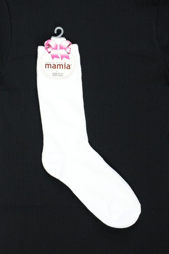 WHITE CREW SOCKS