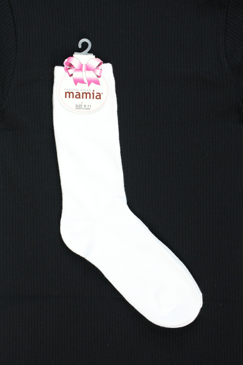 WHITE CREW SOCKS