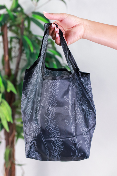 Jeans Warehouse Hawaii - TOTES - MINI LEAF OUTLINE FOLDABLE REUSABLE BAG | By GREENWELL PROMOTIONS LTD