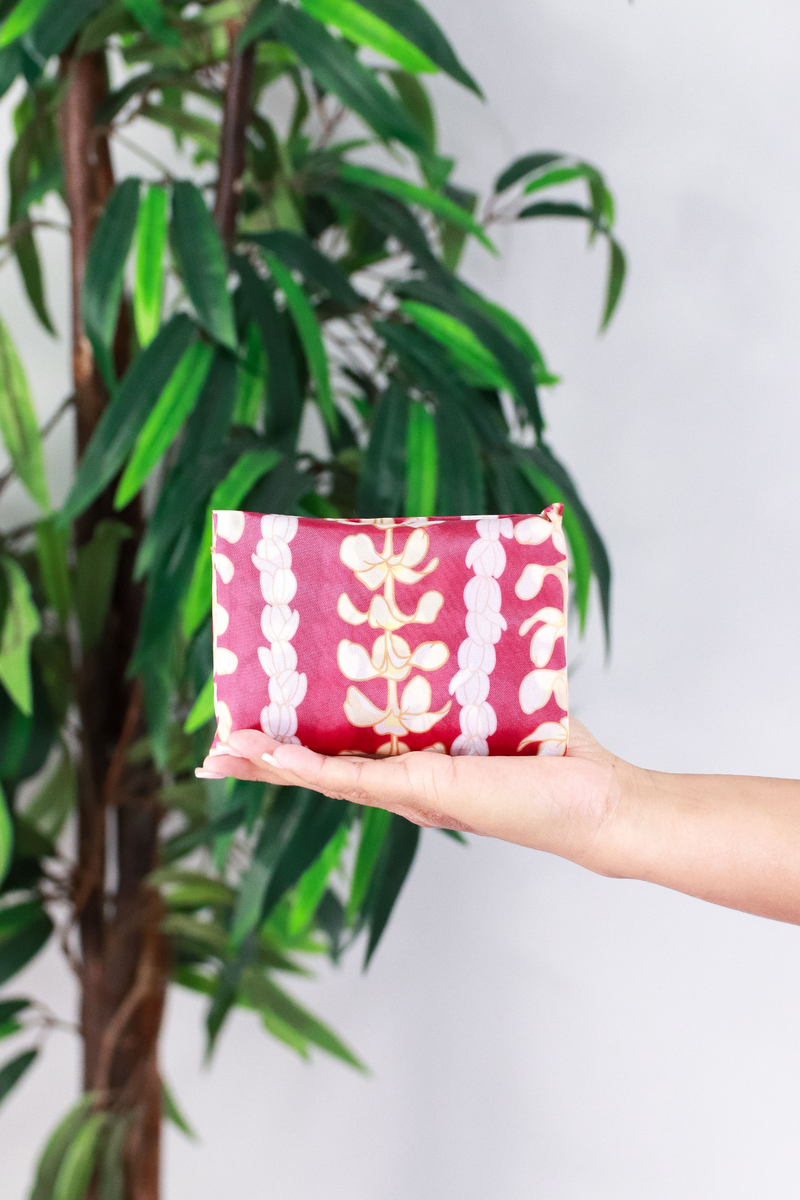 PLUMERIA PIKAKE FOLDABLE BAG
