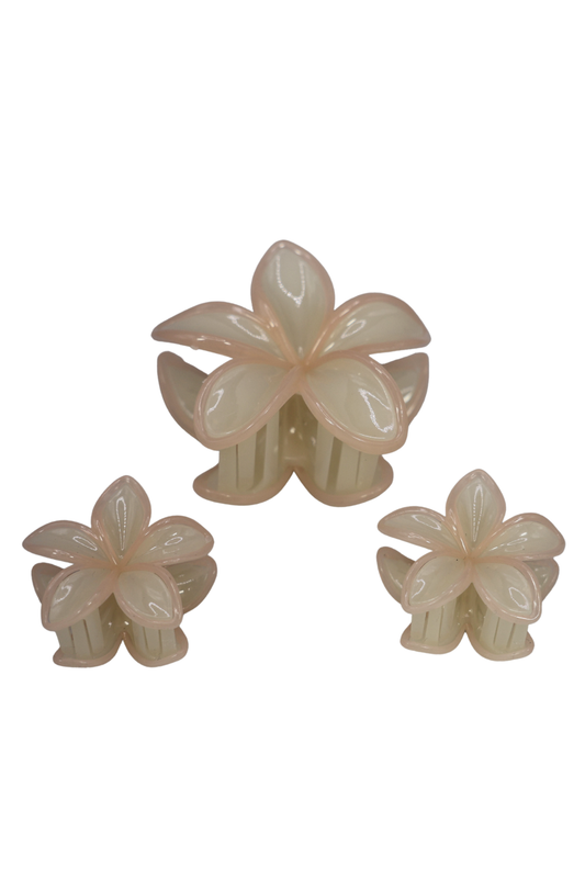 PLUMERIA FLOWER CLAW SET