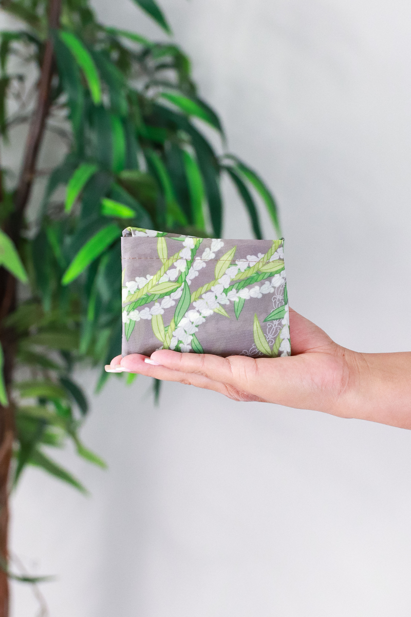 Jeans Warehouse Hawaii - TOTES - MINI MAILE CROWN FLOWER FOLDABLE REUSABLE | By GREENWELL PROMOTIONS LTD